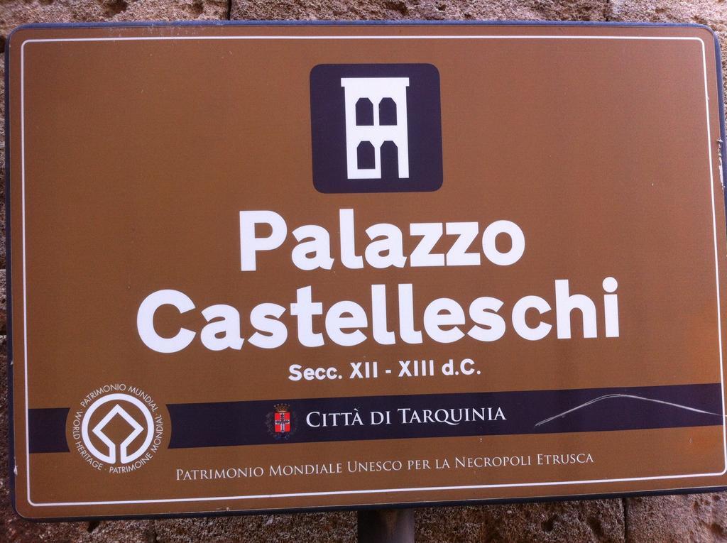 Palazzo Castelleschi Villa Tarquinia Eksteriør billede